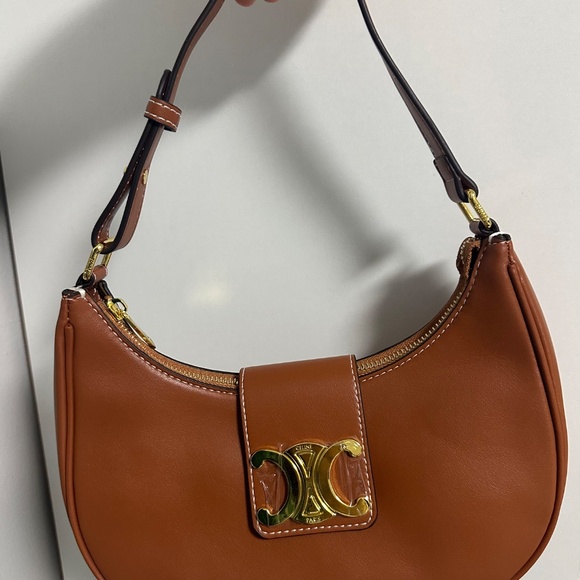 Brown shoulder bag / Cartera Cafe - Picture 4 of 4